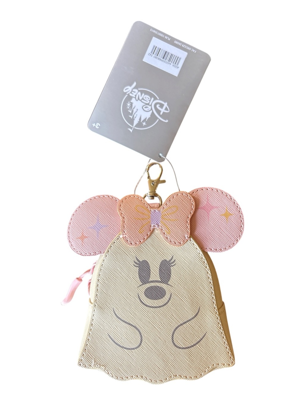 Disney Minnie Mouse Cutie Ghost Coin Purse Bag Charm Halloween NEW!
